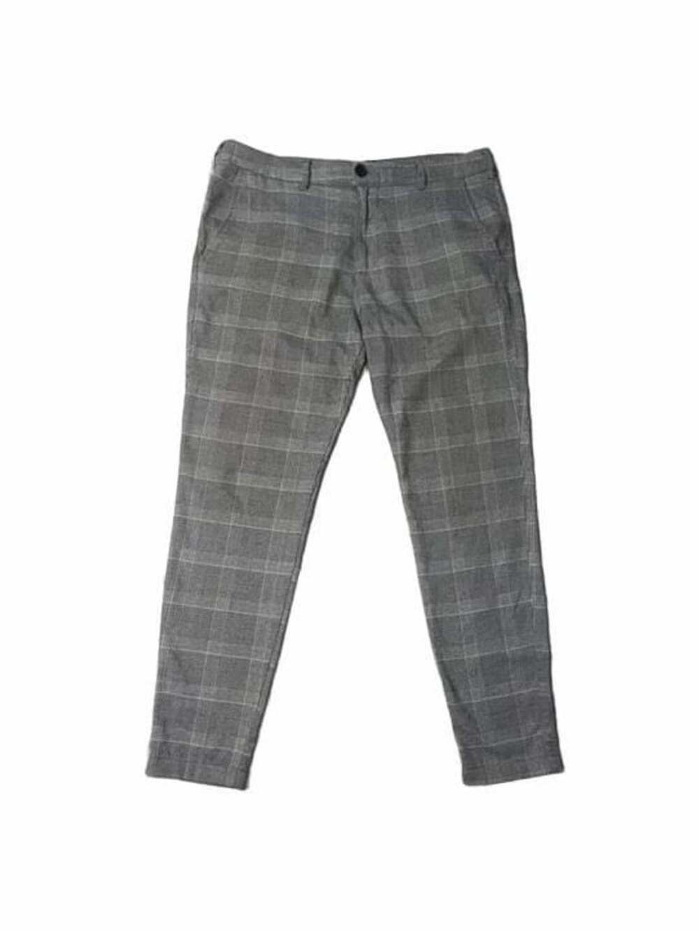 Hollister Super Skinny Chino Size W32 L30 Grey Plaid Epic Flex Pants